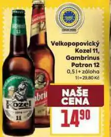 Billa Gambrinus patron 12 nabídka