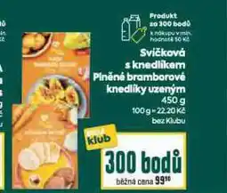Billa Plněné bramborové knedlíky uzeným nabídka
