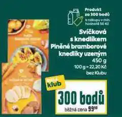 Billa Svíčková s knedlíkem nabídka