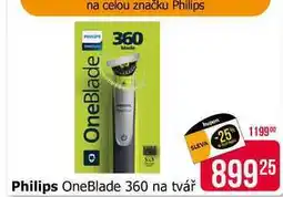 Teta Philips OneBlade 360 na tvář nabídka