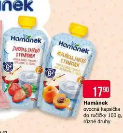 Teta Hamánek ovocná kapsička do ručičky 100 g, různé druhy nabídka