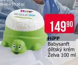 Teta HiPP Babysanft dětský krém Želva 100 ml nabídka