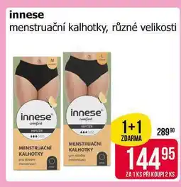 Teta innese menstruační kalhotky, různé velikosti nabídka