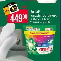 Teta Ariel kapsle 70 dávek nabídka