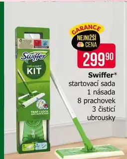 Teta Swiffer startovací sada 1 násada 8 prachovek 3 čisticí ubrousky nabídka
