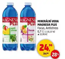 Penny Market MINERÁLNÍ VODA MAGNESIA PLUS Focus, Antistress, 0,7 l nabídka