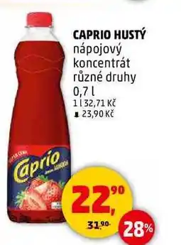Penny Market CAPRIO HUSTÝ nápojový koncentrát různé druhy, 0,7 l nabídka