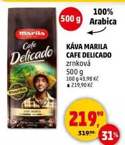 Penny Market KÁVA MARILA CAFE DELICADO zrnková, 500 g nabídka