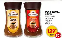 Penny Market KÁVA JIHLAVANKA instantní různé druhy, 180/200 g nabídka