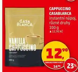 Penny Market CAPPUCCINO CASABLANCA instantní nápoj, různé druhy, 100 g nabídka