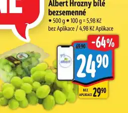 Albert Albert Hrozny bílé bezsemenné nabídka