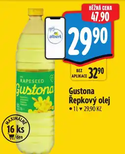 Albert Gustona Řepkový olej nabídka