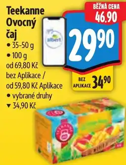 Albert Teekanne Ovocný čaj nabídka