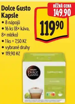 Albert Dolce Gusto Kapsle nabídka