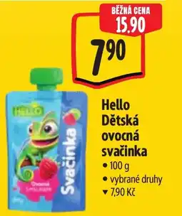 Albert Hello Dětská ovocná svačinka nabídka