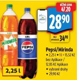 Albert Pepsi/Mirinda nabídka