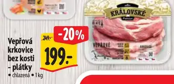 Albert Vepřová krkovice bez kosti - plátky nabídka