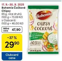 Tesco Bohemia Čočkové Chipsy, 65 g, více druhů nabídka