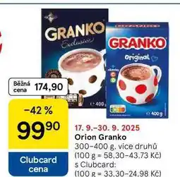Tesco Orion Granko, 300-400 g, více druhů nabídka