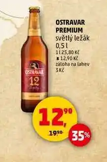 Penny Market OSTRAVAR PREMIUM světlý ležák, 0,5 l nabídka