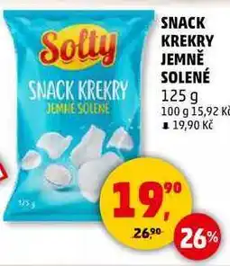 Penny Market SNACK KREKRY JEMNĚ SOLENÉ, 125 g nabídka