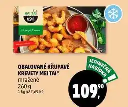 Penny Market OBALOVANÉ KŘUPAVÉ KREVETY MEI TAI mražené, 260 g nabídka