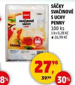 Penny Market SÁČKY SVAČINOVÉ S UCHY PENNY, 100 ks nabídka