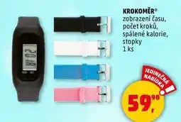 Penny Market KROKOMĚR zobrazení času, počet kroků, spálené kalorie, stopky, 1 ks nabídka