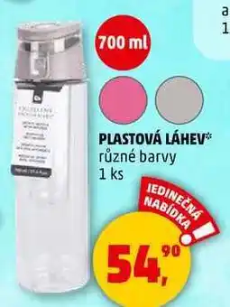 Penny Market PLASTOVÁ LÁHEV různé barvy, 1 ks nabídka
