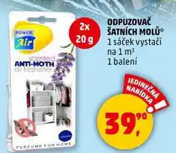 Penny Market ODPUZOVAČ ŠATNÍCH MOLŮ, 2x 20 g nabídka