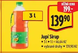 Albert Jupí Sirup nabídka