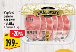 Albert Vepřová pečeně bez kosti - plátky nabídka