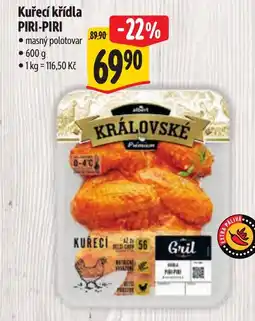 Albert Kuřecí křídla PIRI-PIRI nabídka