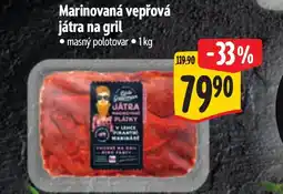 Albert Marinovaná vepřová játra na gril nabídka