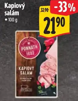 Albert Kapiový salám nabídka