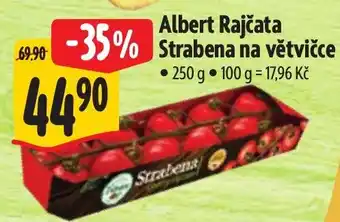 Albert Albert Rajčata Strabena na větvičce nabídka