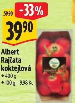 Albert Albert Rajčata koktejlová nabídka