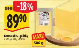 Albert Gouda 48% - plátky nabídka