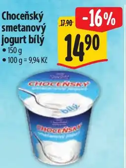 Albert Choceňský smetanový jogurt bílý nabídka
