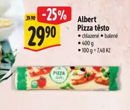 Albert Albert Pizza těsto nabídka