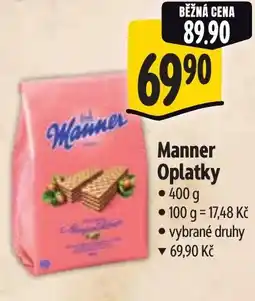 Albert Manner Oplatky nabídka