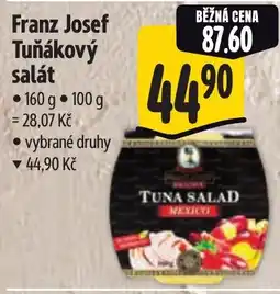 Albert Franz Josef Tuňákový salát nabídka