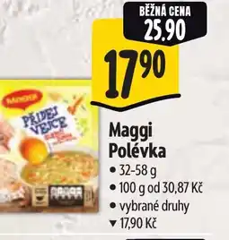 Albert Maggi Polévka nabídka
