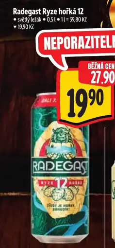 Albert Radegast Ryze hořká 12 nabídka