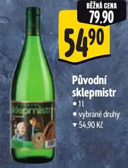 Albert Původní sklepmistr nabídka