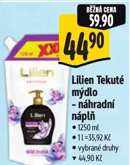 Albert Lilien Tekuté mýdlo - náhradní náplň nabídka