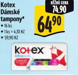 Albert Kotex Dámské tampony nabídka
