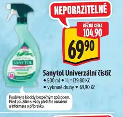 Albert Sanytol Univerzální čistič nabídka