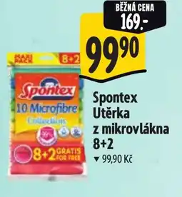 Albert Spontex Utěrka on z mikrovlákna 8+2 nabídka