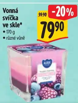 Albert Vonná svíčka ve skle nabídka